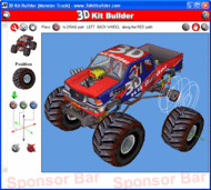 3D Kit Builder (Monster Truck) screenshot